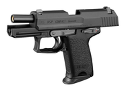 USP COMPACT WITH GUARDER STEEL BLACK SLIDE