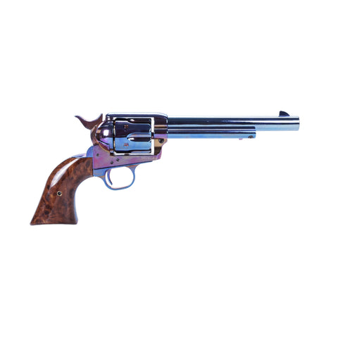 Colt SAA .45 Peacemaker Gas Powered Airsoft Revolver Model: Cavalry Barrel / Blued