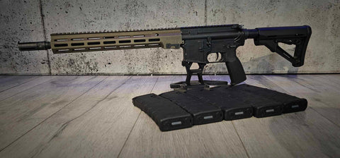 SECOND LIFE - Guns Modify MWS GBBR Airsoft (URGI with GEI Receiver, Level 2, 14.5 inch)
