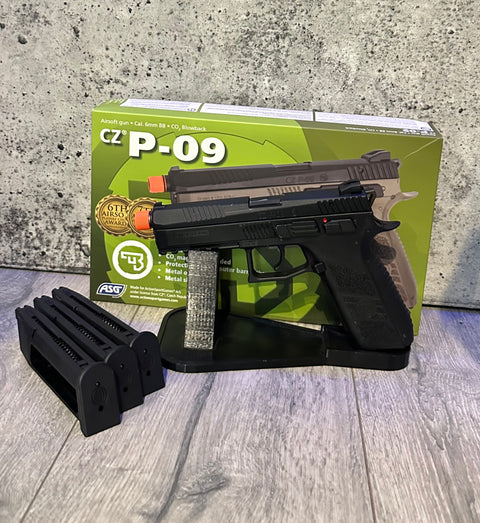 SECOND LIFE - CZ P-09 BLACK C02 W/ 3x MAGS