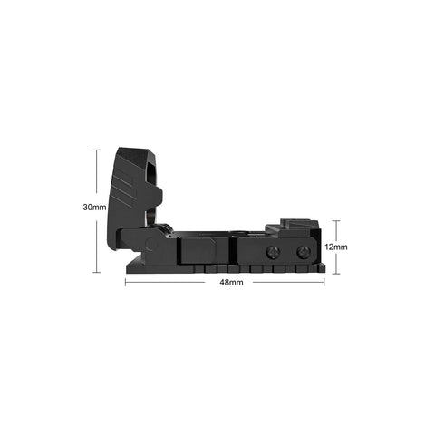 FLRD MINI FLIP UP PISTOL RED DOT