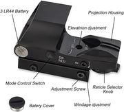 REFLEX SIGHT RED & GREEN DOT w/ 4 RETICLES