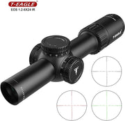 EOS 1.2-6X24 IR ILLUMINATED SHORT SIGHT (RED/GREEN)
