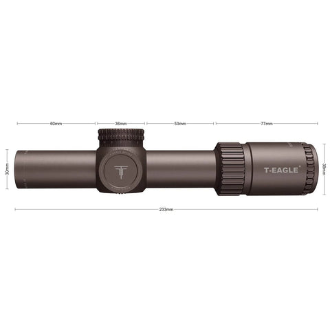 EOS 1.2-6X24 IR ILLUMINATED SHORT SIGHT (RED/GREEN)