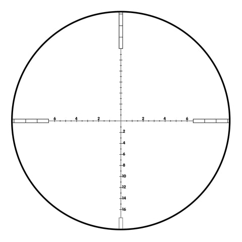 EOS 1.2-6X24 IR ILLUMINATED SHORT SIGHT (RED/GREEN) SCOPE
