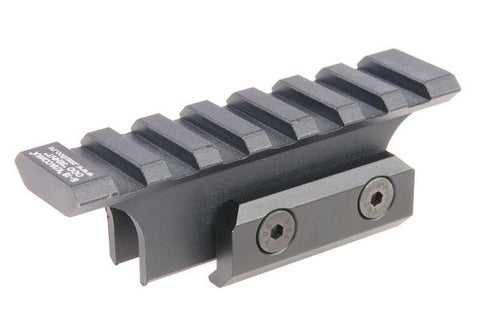 AK UPPER RAIL (ZENITCO B-18 ELONGATED AKS-74U KRINK) FOR GHK / LCT AK AIRSOFT AEG / GBBR SERIES - BLACK