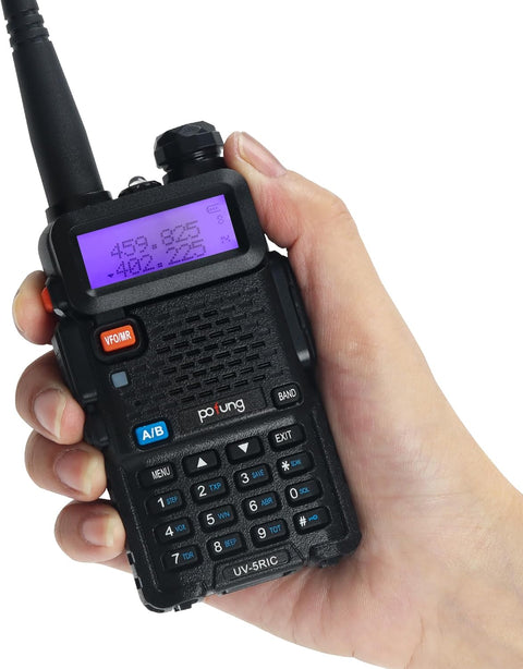 UV-5RIC VHF 144-148 MHz UHF 430-450 MHz DUAL BAND TWO WAY HAM RADIO