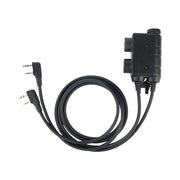 M56 PTT MILITARY MODULE FOR EARMOR HEADSETS WITH DUAL COMMUNICATION TECHNOLOGY (KENWOOD ADAPTOR)