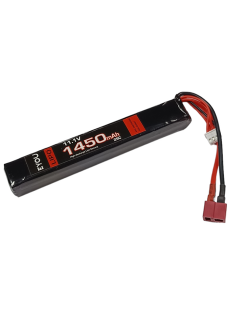 BATTERIE LIPO 1450 mAh 11,1 V 25 C