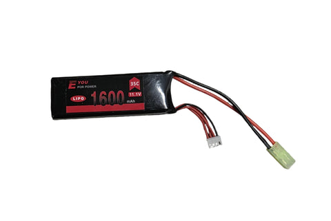 BATTERIE LIPO 1600 mAh 11,1 V 35 C