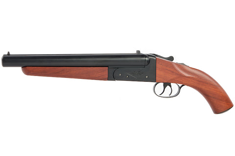 0521 DOUBLE BARREL GAS SHOTGUN (REAL WOOD) - SHORT