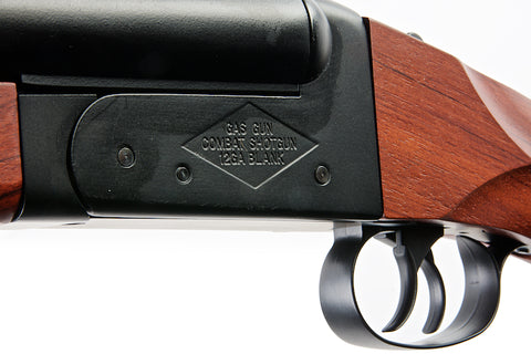 0521 DOUBLE BARREL GAS SHOTGUN (REAL WOOD) - SHORT