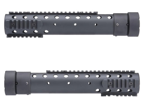 LICENSED GEN III ROUND CARBON FIBER HANDGUARD (BLACK / 12,5")