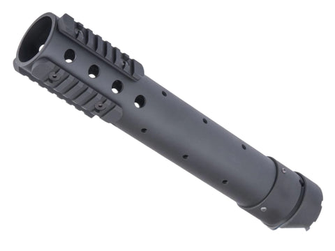 LICENSED GEN III ROUND CARBON FIBER HANDGUARD (BLACK / 12,5")