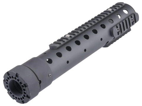LICENSED GEN III ROUND CARBON FIBER HANDGUARD (BLACK / 12,5")