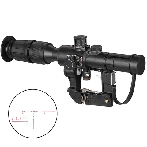 Illuminated 4x24 PSO-1 Type Scope for Dragonov SVD Series