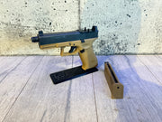 SECOND LIFE - GLOCK 19 (TWO-TONE) w/BOOMARMS CNC SLIDE & OUTER THREADED BARREL