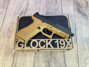 SECOND LIFE - GLOCK 19 (TWO-TONE) w/BOOMARMS CNC SLIDE & OUTER THREADED BARREL