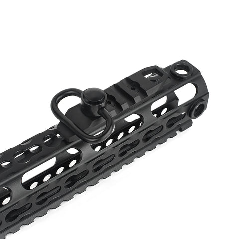 3 SLOT M-LOK & KEYMOD ALUMINUM RAIL WITH QD SLING