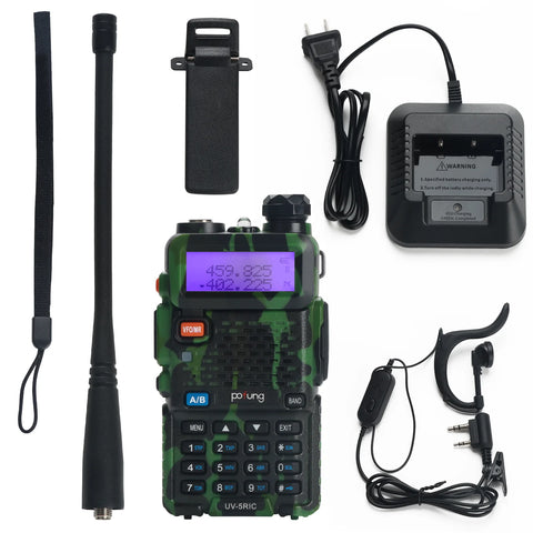 UV-5RIC VHF 144-148 MHz UHF 430-450 MHz DUAL BAND TWO WAY HAM RADIO