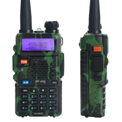 UV-5RIC VHF 144-148 MHz UHF 430-450 MHz DUAL BAND TWO WAY HAM RADIO