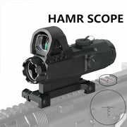 HAMR SCOPE 4x24mm MAGNIFIER w/ RED DOT