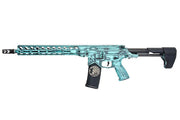 556-LW RIFLE (UMI EDITION) - CERAKOTE ROBIN'S EGG BLUE BATTLEWORN