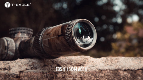 EOS 4-16X44 AOE II CAMO RIFLE SCOPE