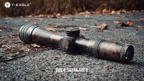 EOS 4-16X44 AOE II CAMO RIFLE SCOPE