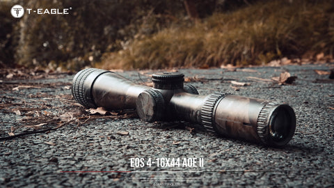 EOS 4-16X44 AOE II CAMO RIFLE SCOPE