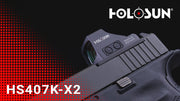 HS407K X2 MOA PISTOL RED DOT