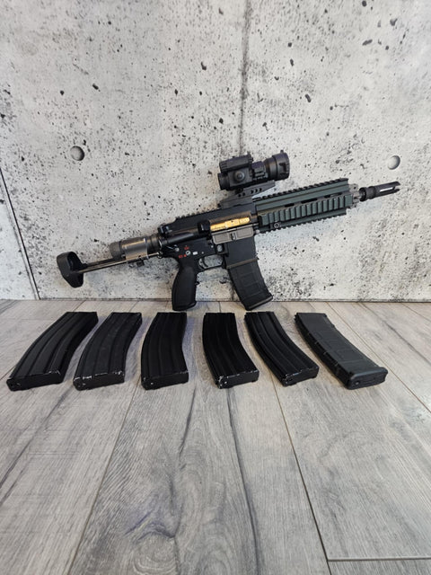 SECOND LIFE - CUSTOM GBB HK416C W/ 7 MAGS
