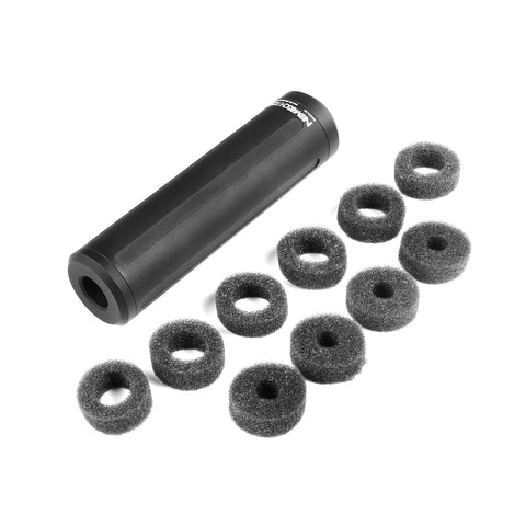 INTEGRATED AIRSOFT MOCK SUPPRESSOR V2 STRAIGHT GROOVES