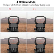 1x22x33 REFLEX SIGHT 4 RETICLE RED DOT