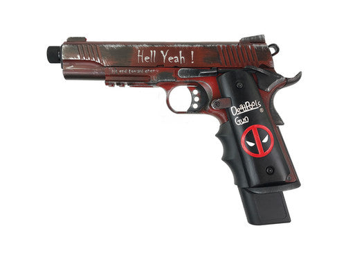 Réplique Airsoft AW Custom Deadpool 1911 NE2201 gaz GBB Réplique Airsoft AW Custom Deadpool 1911 NE2201 gaz GBB