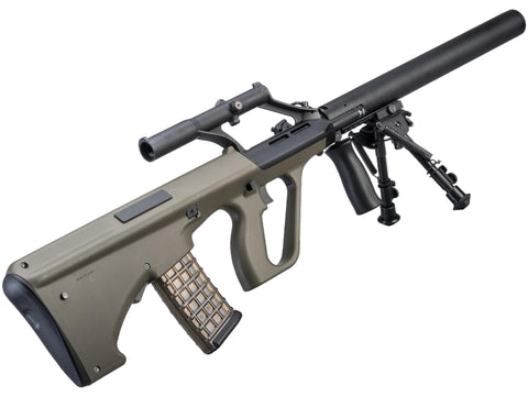 AUG "PHANTOM" BULLPUP AEG RIFLE w/ INTEGRATED SCOPE AND SUPRESSOR