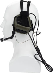 MILPRO M31/M32 MARK 4 - PROTECTION AUDITIVE AVEC COMMUNICATION - NOIR