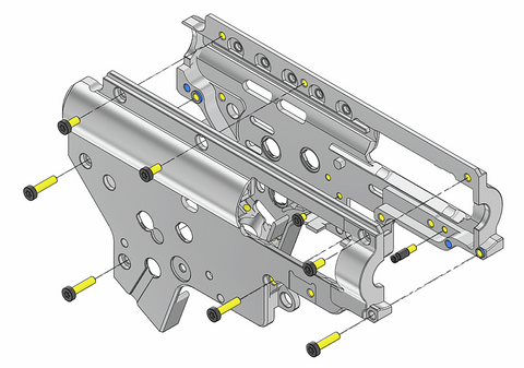 CNC GEARBOX V2 DSG, TSG (8MM)