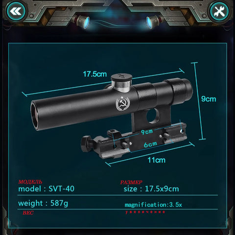 SVT-40 3.5x SCOPE