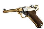 P08 LUGER GBB  (4 INCH, GOLD)