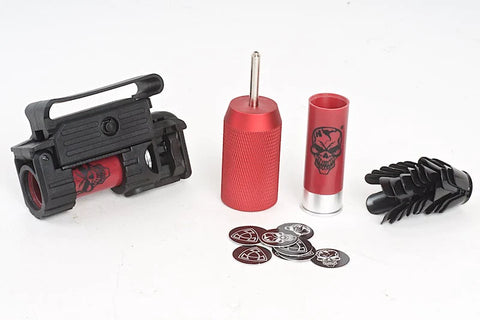 SMART SHOT SET MINI LAUNCHER WITH SHELL, CHARGER, WAD, SEALING PAPER & BELT LOOP