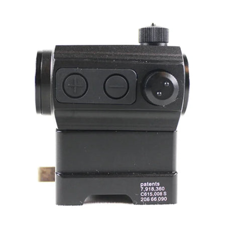 ST-1 SOLAR POWERED RED DOT SIGHT w/ RISER QD MOUNT