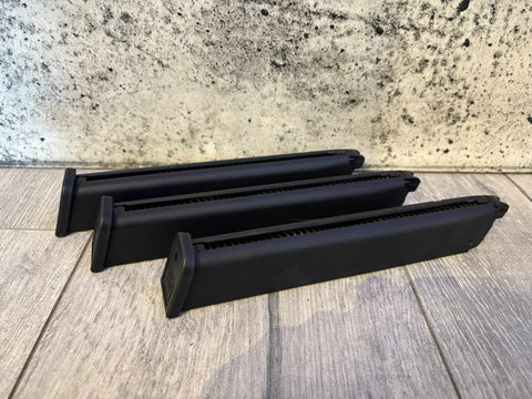 SECOND LIFE - 3 GLOCK EXTENDED MAGAZINES (GREEN GAS) FOR VFC