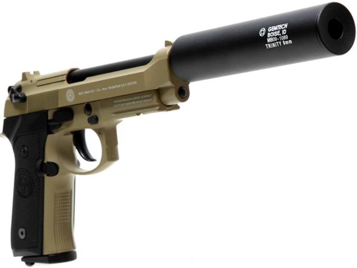 GEMTECH TRINITY BARREL EXTENSION - (14MM - / BLACK) – Tact Gearz ...