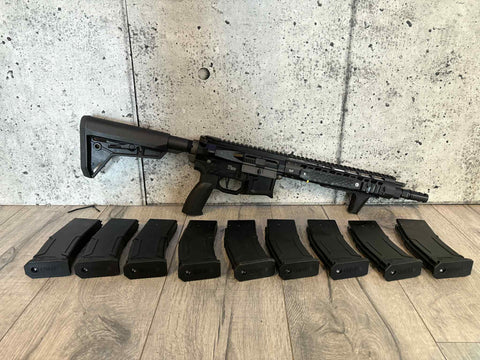 SECOND LIFE - MGCR 556 w/  9 MAGAZINES