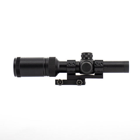 SECOND LIFE - 1-4x20 MIL-DOT SCOPE W/ MOUNT