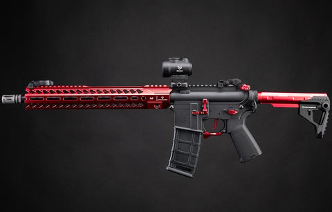 Strike Industries Licensed "Sentinel" M4 Red / 13.5" GRIDLOK LITE