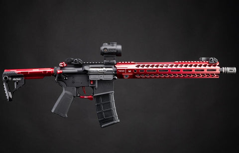 Strike Industries Licensed "Sentinel" M4 Red / 13.5" GRIDLOK LITE