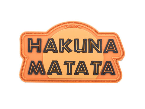 "Hakuna Matata" PVC Morale Patch