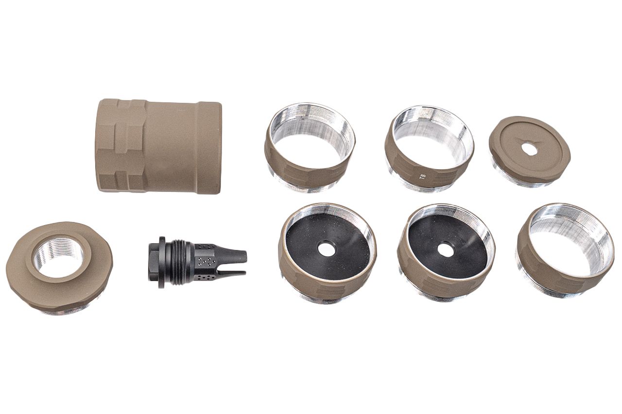 MODULAR AIRSOFT SILENCER BARREL EXTENSION (14MM CCW OR 24MM) – Tact ...